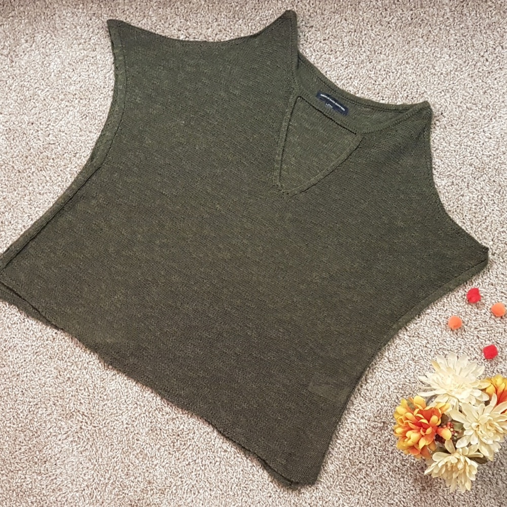 AE Drapey choker sweater